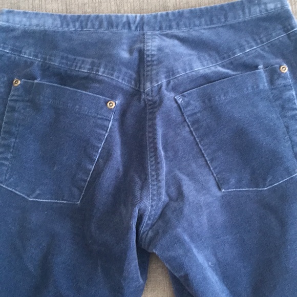 Navy blue corduroy jeans - Picture 5 of 6